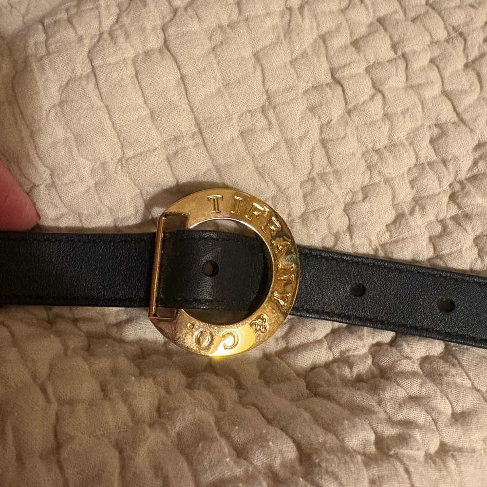 Tiffany & Co. Gold metal belt buckle . NEW - Picture 3 of 3